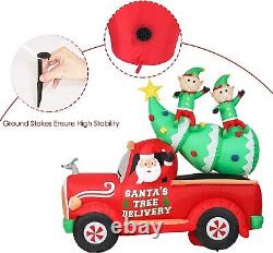 Christmas Tree Delivery Truck Inflatable! Christmas Outdoor Decor