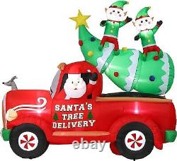 Christmas Tree Delivery Truck Inflatable! Christmas Outdoor Decor