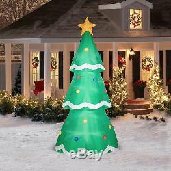 Christmas Tree Giant Airblown Inflatable 10 Ft Gemmy Jumbo Holiday Decor