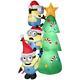 Christmas Tree Santa 6 Ft Minions Despicable Me Disney Airblown Inflatable Yard