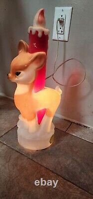 Christmas Vintage Blow Mold Reindeer