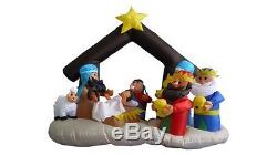 Christmas XMas Inflatable Blow Up Nativity Scene Three Kings Yard Decoration
