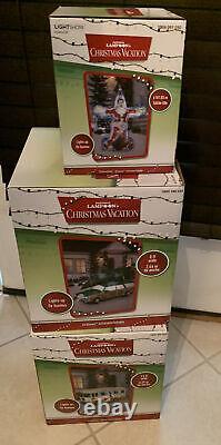 Christmas vacation INFLATABLES Cousin Eddie RV, Station Wagon And Clark Lot Of 3