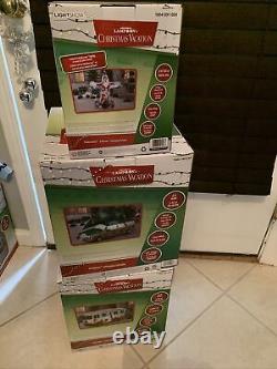 Christmas vacation INFLATABLES Cousin Eddie RV, Station Wagon And Clark Lot Of 3