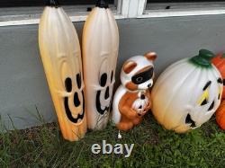 Collection of vintage blow molds 12 pieces lot halloween Collection of vintage blow molds 12 pieces lot halloween
