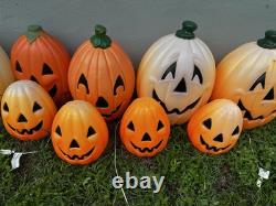 Collection of vintage blow molds 12 pieces lot halloween Collection of vintage blow molds 12 pieces lot halloween