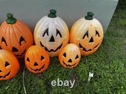 Collection of vintage blow molds 12 pieces lot halloween Collection of vintage blow molds 12 pieces lot halloween