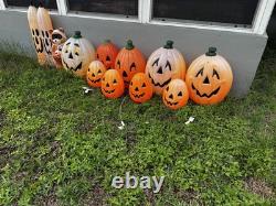 Collection of vintage blow molds 12 pieces lot halloween Collection of vintage blow molds 12 pieces lot halloween