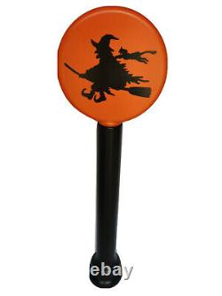 Coming Soon! This Fall Of 2021 Halloween Blow Mold Light Lamp Post Witch/Cat