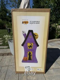Cracker Barrel 3 Ft Haunted House Blow Mold Vintage Halloween 2025 Cracker Barrel 3 Ft Haunted House Blow Mold Vintage Halloween 2025