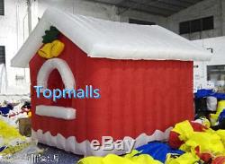 Customize Beautiful Santa Inflatable Christmas House For Celebrating Christmas