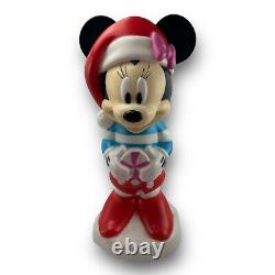 Disney 2022 Gemmy Mickey & Minnie Mouse 24 Lighted Holiday Christmas Blow Mold