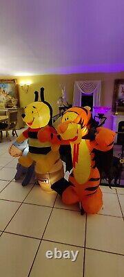 Disney 6ft Winnie the Pooh & Friends Scene Halloween Inflatable Tigger Eyore