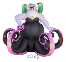 Disney 7 ft. Wide Ursula with Moving Eels Inflatable LED Animated New Gemmy