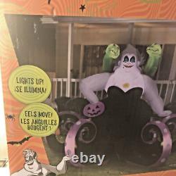 Disney 7 ft. Wide Ursula with Moving Eels Inflatable LED Animated New Gemmy