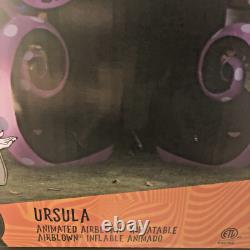 Disney 7 ft. Wide Ursula with Moving Eels Inflatable LED Animated New Gemmy