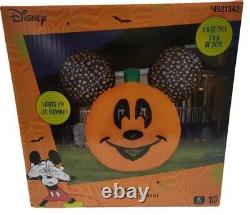 Disney 9.5 ft Halloween Mickey Mouse Jack O Lantern Pumpkin Inflatable Brand New