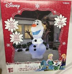 Disney 9.5Ft Frozen Olaf with Swirling Light Airblown Inflatable Christmas Holiday