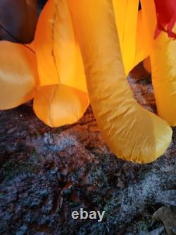 Disney Airblown Micky Mouse With Pluto Self Inflating With Lights 5ft Mint Disney Airblown Micky Mouse With Pluto Self Inflating With Lights 5ft Mint