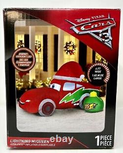 Disney Cars 3 Airblown Lightning McQueen 6' Christmas Lawn Inflatable New