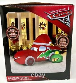 Disney Cars 3 Airblown Lightning McQueen 6' Christmas Lawn Inflatable New