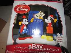 Disney Christmas Mickey & Minnie Mailbox Holiday Airblown Inflatable
