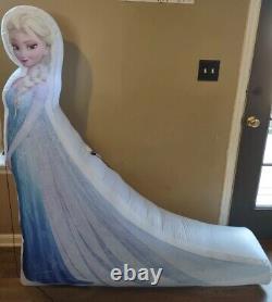 Disney Elsa Frozen 5' Christmas Inflatable Self-Inflating, Lighted Tested
