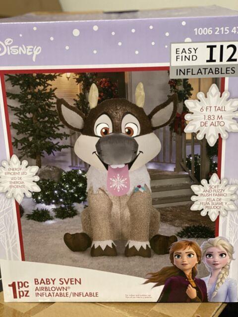 Disney Frozen 6 Ft Baby Sven Airblown Christmas Inflatable Yard Decor
