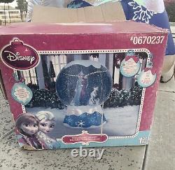 Disney Frozen GEMMY Yard Inflatable Snow Globe Christmas Photorealistic Elsa