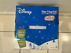 Disney Gemmy 2003 7ft Airblown Inflatable Santa Mickey Mouse Brand New RARE