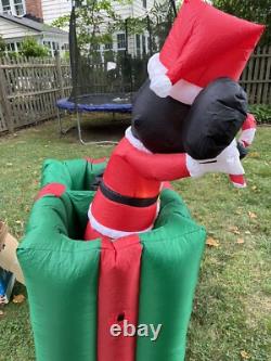 Disney Gemmy Mickey Minnie Mouse Animated Light Up Christmas Inflatable WORKS Disney Gemmy Mickey Minnie Mouse Animated Light Up Christmas Inflatable WORKS