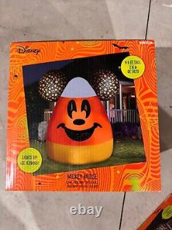 Disney Halloween Mickey Mouse Candy Corn 9.5 FT Inflatable Light Up New 2023