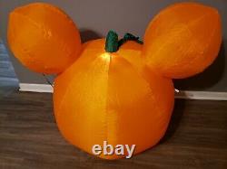 Disney Halloween Mickey Mouse Jack Lantern Pumpkin Inflatable Air Blown gemmy