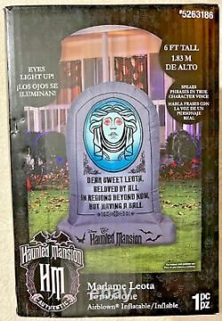 Disney Haunted Mansion Madame Leota Tombstone Inflatable 6 Feet Tall New 2023