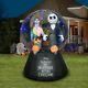 Disney Jack Skellington & Sally Snow Globe Halloween Gemmy Airblown Inflatable