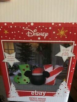 Disney Joy Mickey Mouse Christmas Airblown Inflatable Outdoor Decoration