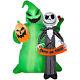 Disney Lighted Ghost Airblown Halloween Inflatable Jack Skellington New