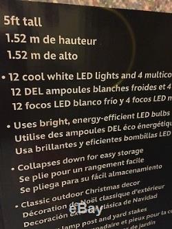 Disney Magic Holiday Color Whirl LED Projection Lamp Post 5 ft. NIB Christmas