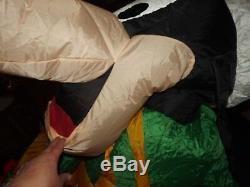 Disney Mickey, GOOFY & Pluto Lighted Christmas Inflatable Airblown HTF w box 8