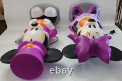 Disney Mickey & Minnie Mouse Halloween Blow Mold Gemmy 2022 Some Damage? B