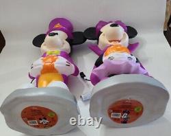 Disney Mickey & Minnie Mouse Halloween Blow Mold Gemmy 2022 Some Damage? B