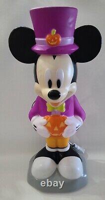 Disney Mickey & Minnie Mouse Halloween Blow Mold Gemmy 2022 Some Damage? B