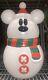 Disney Mickey Mouse Christmas Snowman Blow Mold New 2020