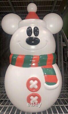 Disney Mickey Mouse Christmas Snowman Blow Mold New 2020