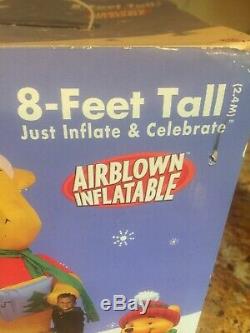 Disney Pooh Bear Airblown Inflatable Gemmy 2003 Bnib Christmas Never Opened
