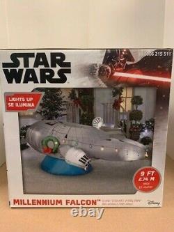 Disney Star Wars Millennium Falcon Christmas Airblown Inflatable Yard Decor