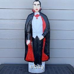 Don Featherstone Bela Lugosi Dracula Halloween Lighted Blow Mold 42 Vtg