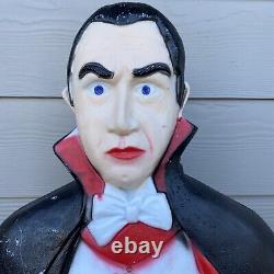 Don Featherstone Bela Lugosi Dracula Halloween Lighted Blow Mold 42 Vtg