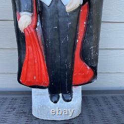 Don Featherstone Bela Lugosi Dracula Halloween Lighted Blow Mold 42 Vtg