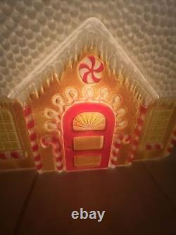 Don Featherstone Gingerbread House Blow Mold Light Display Vintage 1994/1995 2/2